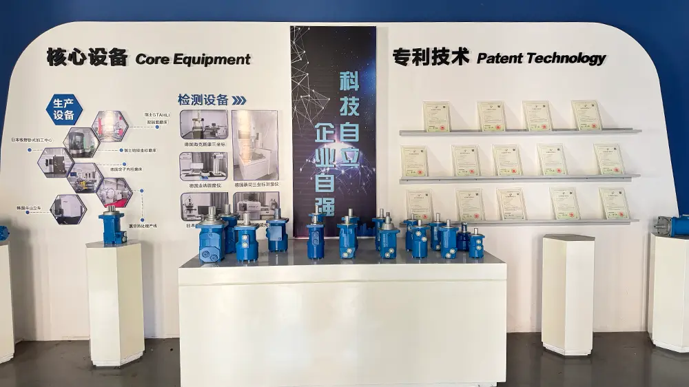 ထိရောက်သောပါဝါဂီယာ၏လယ်ပြင်၌ hydraulic မော်တာ